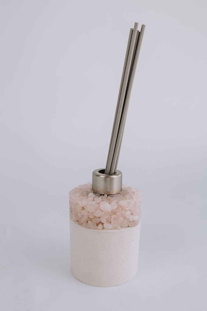 Kit lavabo Quartzo Rosa - Difusor - 1