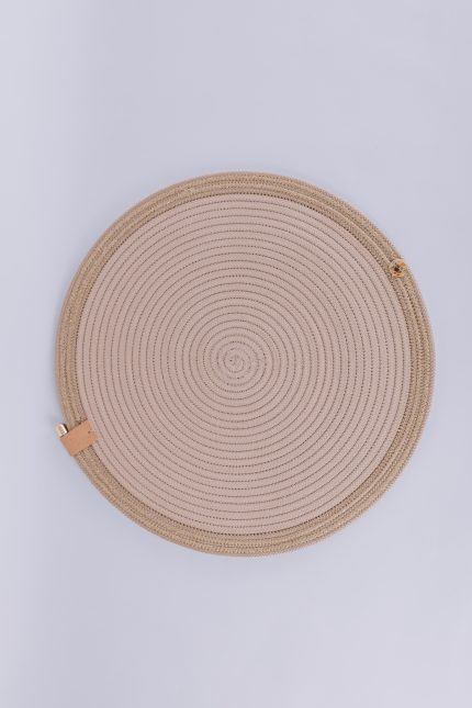 Sousplat Cestaria Nórdica Dourado